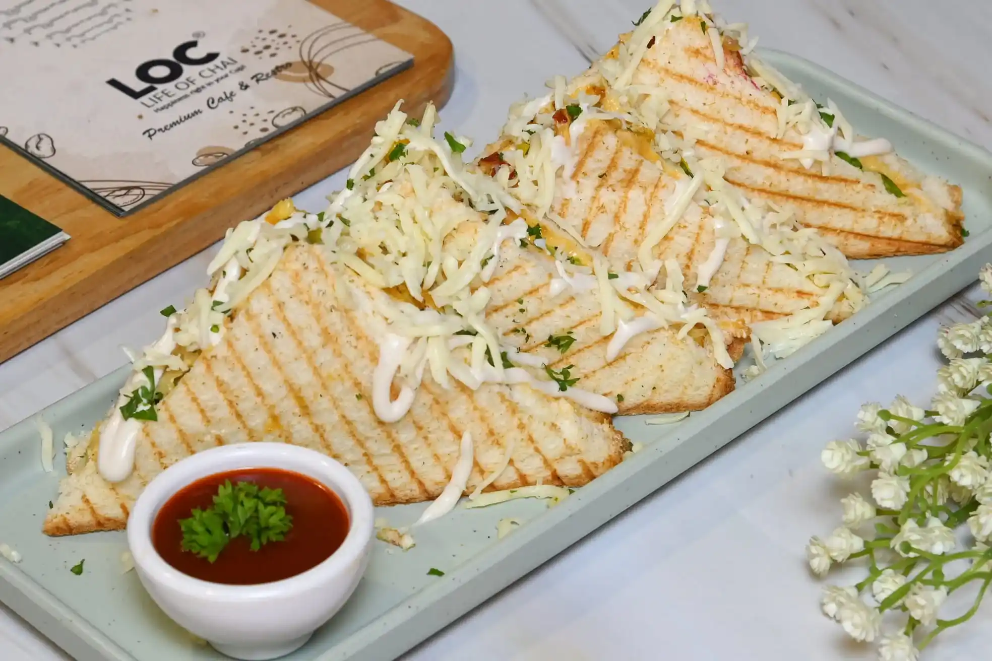 Veg Cheese Grilled Sandwich